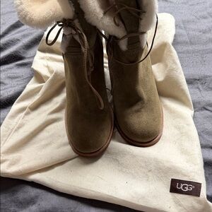 UGG Women's Brown Suede Winter Boots